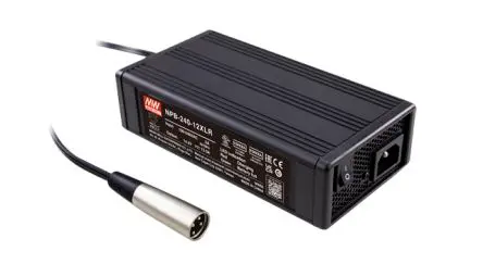 Produktfoto 1 von MEAN WELL NPB-240-48XLR NPB-240 Akkuladegerät, 60.8V Li-Ion, Bleiakku/3 A Breiter Ausgangsbereich