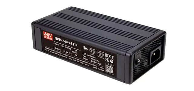 MEAN WELL NPB-240-24TB NPB-240 Akkuladegerät, 30.4 V Li-Ion, Bleiakku/3 A