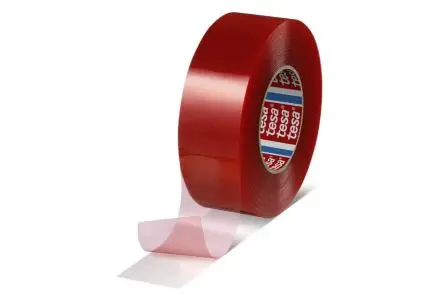Produktfoto 1 von Tesa 04965-00179-00 Doppelseitiges Klebeband, transparent, Stärke 0.205mm, 25mm x 50m