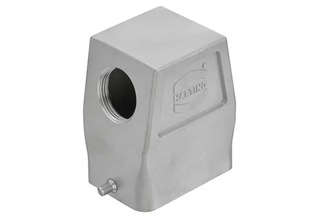 Produktfoto 1 von HARTING Han-INOX Haube für seitliche Kabeleinführung, Kabel M25 Haube, IP65