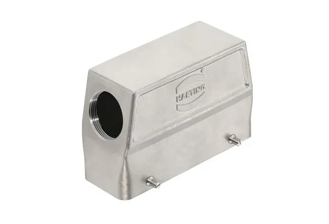 Produktfoto 1 von HARTING Han-INOX Haube für seitliche Kabeleinführung, Kabel M32 Haube, IP65