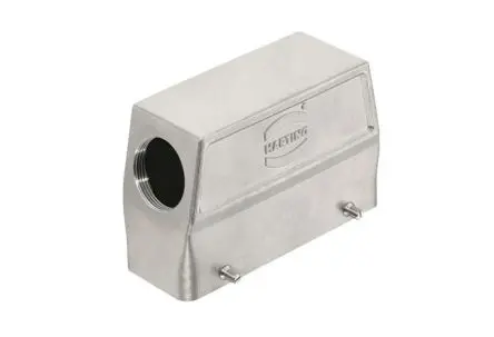 Produktfoto 1 von HARTING Han-INOX Haube für seitliche Kabeleinführung, Kabel M32 Haube, IP65
