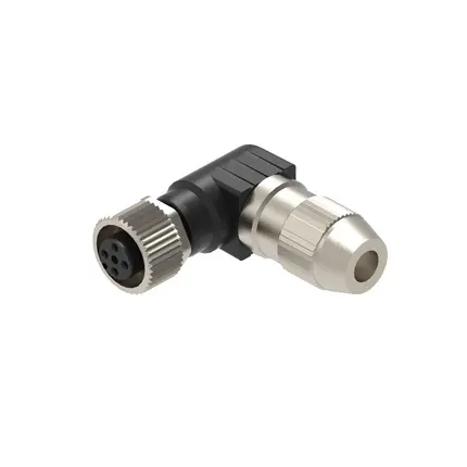 Lumberg Automation M12 IDC M12 Industrie-Rundsteckverbinder Buchse 4-polig Buchse 4A Kabel IP65, IP40