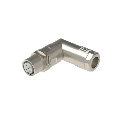 Produktfoto 1 von Lumberg Automation M12 Crimp Rail M12 Industrie-Rundsteckverbinder Buchse 5-polig Buchse 4A Kabel IP40
