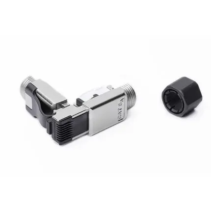 Produktfoto 1 von Lumberg Automation Stecker Ethernet-Steckverbinder, 2-Port Abgeschirmt