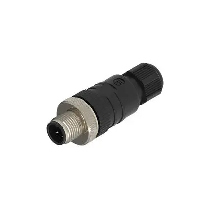 Produktfoto 1 von Lumberg Automation RSC M12 Rundsteckverbinder Stecker 5-polig Stecker 4A Kabel, Kabel IP65, IP67