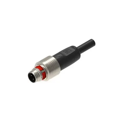 Produktfoto 1 von Lumberg Automation M12 Push Pull (Inner) M12 Industrieller Rundsteckverbinder-Kabelsatz Stecker 4-polig Stecker 4A Kabel