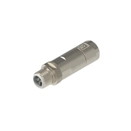 Produktfoto 1 von Lumberg Automation M12 Crimp Rail Stecker Cat6a Ethernet-Steckverbinder Abgeschirmt Kabel Gerade