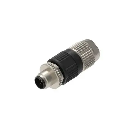 Produktfoto 1 von Lumberg Automation M12 IDC M12 Industrie-Rundsteckverbinder Stecker 4-polig Stecker 4A Kabel IP65, IP67