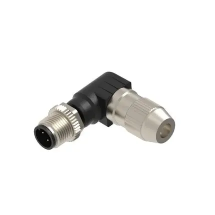 Produktfoto 1 von Lumberg Automation M12 IDC M12 Industrie-Rundsteckverbinder Stecker 4-polig Stecker 4A Kabel IP65, IP67