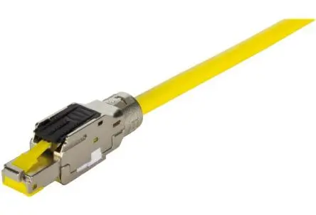 Produktfoto 1 von HARTING HARTING RJ Industrial Stecker Cat6a RJ45-Steckverbinder, 1-Port 1-polig Abgeschirmt Kabel Gerade