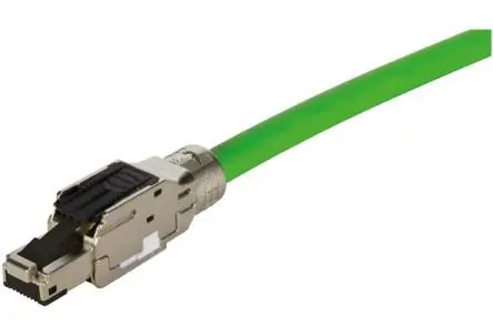Produktfoto 1 von HARTING HARTING RJ Industrial Stecker Cat.5 RJ45-Steckverbinder, 1-Port 1-polig Abgeschirmt Gerade