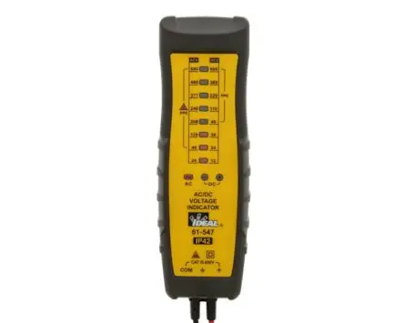 Produktfoto 1 von Ideal Industries 61-547 LED Spannungsprüfer, 600V max. Batterie CAT III