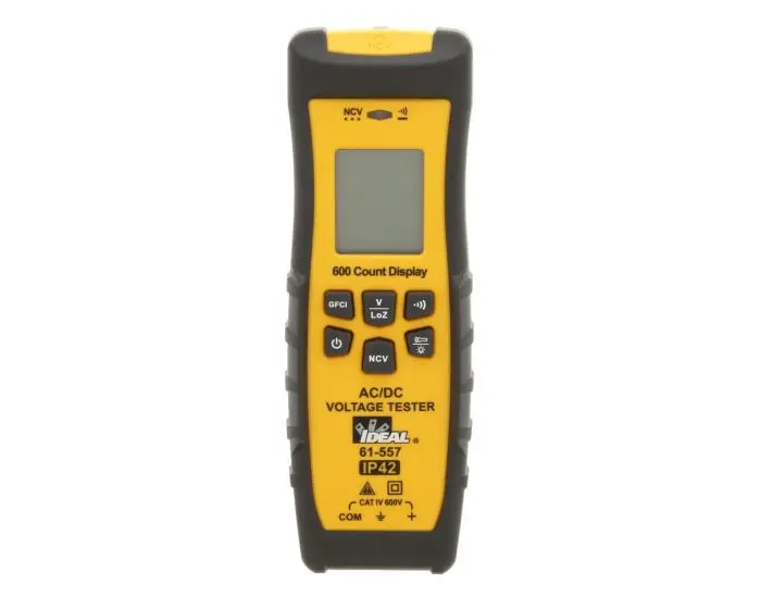 Produktfoto 1 von Ideal Industries 61-557 LCD Spannungsprüfer mit Durchgangsprüfung, CAT IV