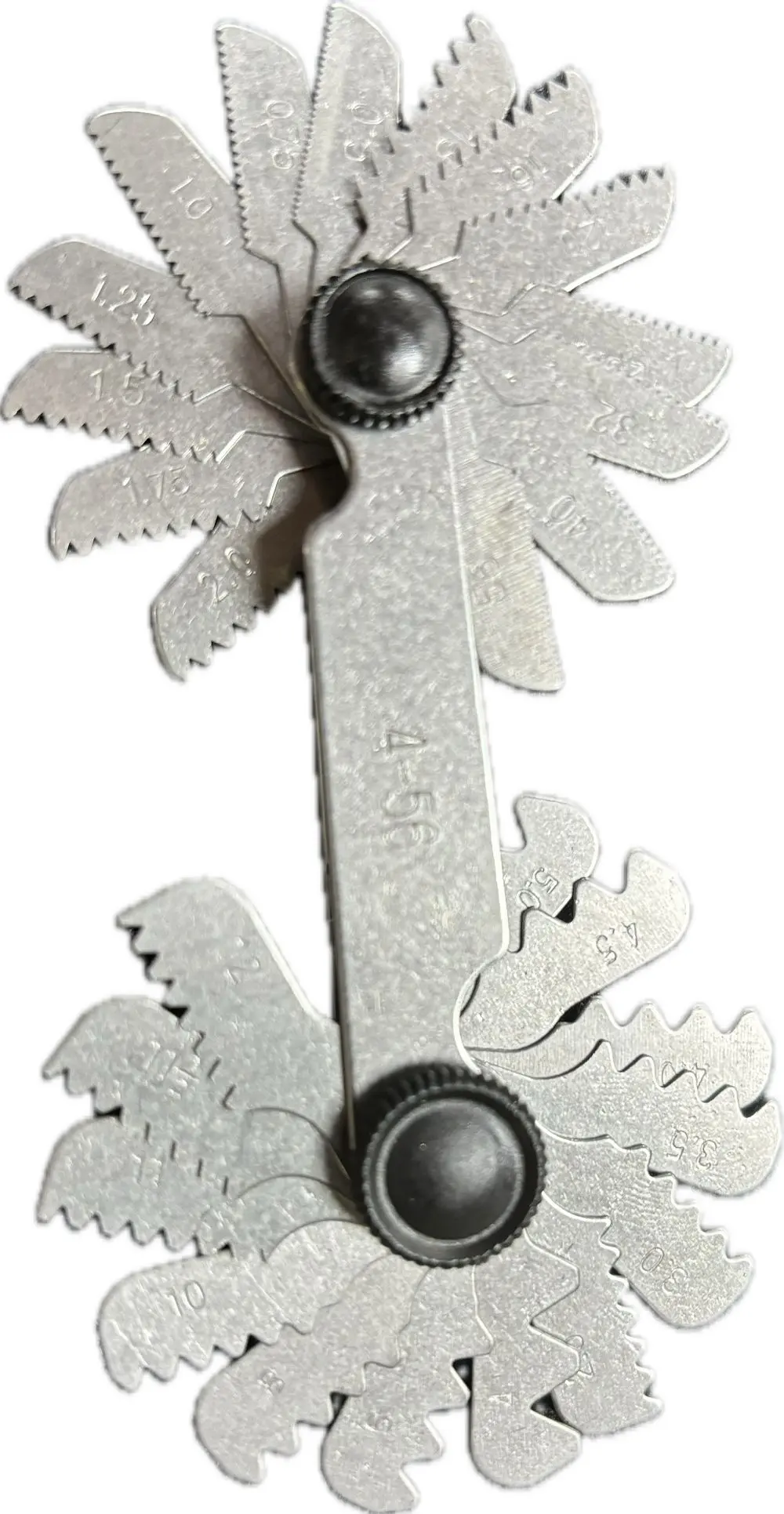 Produktfoto 1 von RS PRO Gewindelehre Metrisch 28 Blatt 56 TPI
