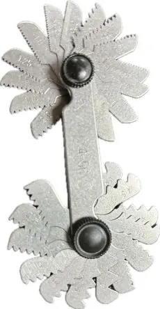 Produktfoto 1 von RS PRO Gewindelehre Metrisch 28 Blatt 56 TPI