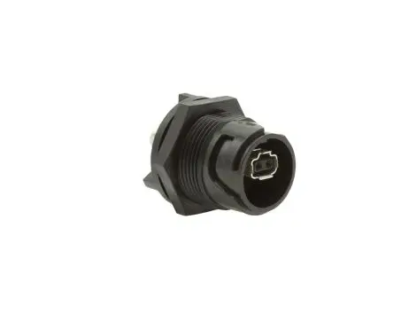 Produktfoto 1 von Bulgin SPE 4000 Ethernet-Kabel, Schwarz, A SPE, Gerade Buchse Stecker, Polyurethan, Polyvinylchlorid