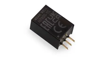 Produktfoto 1 von MEAN WELL Nicht isolierter Schaltregler, Eingang 12V dc / Ausgang 5V dc, 1 Ausg., 0 → 1000mA