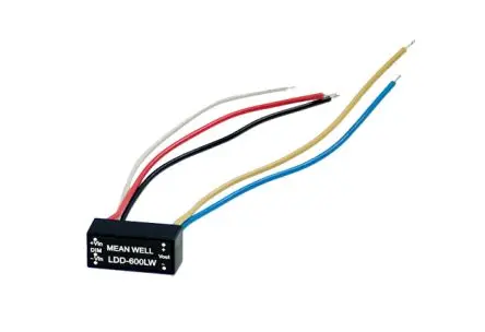 Produktfoto 1 von MEAN WELL LED-Treiber, 20 W DC/DC-Konstantstrom-Abwärtswandler für LED-Treiber 600mA 3 in 1