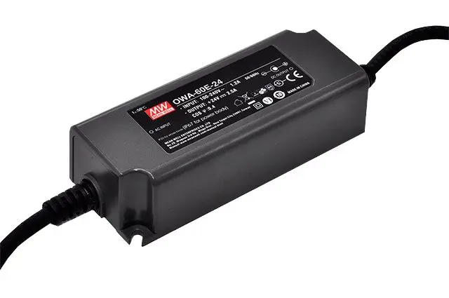 Produktfoto 1 von MEAN WELL Steckernetzteil 60W, 110/230V ac, 30V dc / 2A