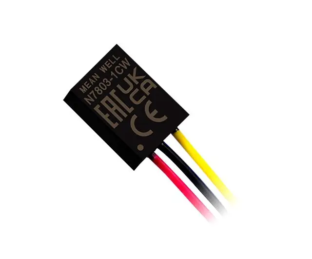 Produktfoto 1 von MEAN WELL Nicht isolierter Schaltregler, Eingang 12V dc / Ausgang 15V dc, 1 Ausg., 1A