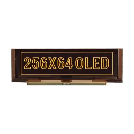 Produktfoto 1 von Midas Gelb OLED-Display 256 x 64 Pixel, 69.104 x 17.264 mm Passiv-Matrix COT Parallel, SPI