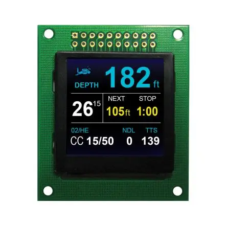 Produktfoto 1 von NEWHAVEN DISPLAY INTERNATIONAL OLED-Display 1.5 Zoll Parallel, 128 x 128 Pixel, 28 x 28 mm LED
