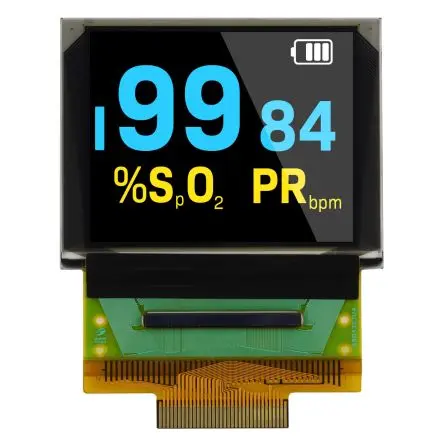 Produktfoto 1 von NEWHAVEN DISPLAY INTERNATIONAL 1.8 Zoll OLED-Display 160 x 128 Pixel, 37.015 x 30.012 mm Passiv-Matrix Leiterplatte
