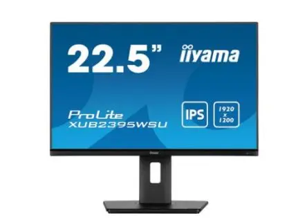 Produktfoto 1 von iiyama Monitor ProLite, 22.5 in, Auflösung max.1920 x 1200 pixel LED, 178 ° Betrachtungswinkel, VGA, HDMI X1,