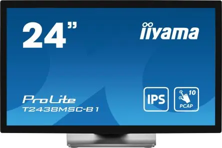 Produktfoto 1 von iiyama Monitor ProLite, 23.8 in, Auflösung max.1920 x 1080 pixel Touchscreen LCD, 178 ° Betrachtungswinkel, HDMI X1,