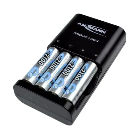 Ansmann 1001-0049-UK-1 Akkuladegerät NiMH, NiCd/500 mA 2 x AAA, AA 4 NiMH/NiCd