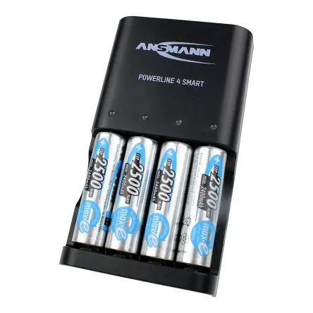 Ansmann 1001-0049-UK-2 Akkuladegerät NiCd, NiMH/500 mA 2 x AAA, AA 4 NiMH/NiCd