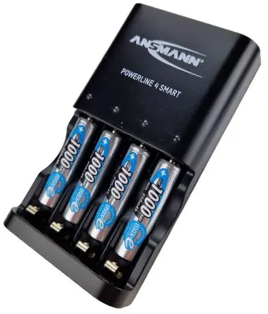 Produktfoto 1 von Ansmann 1001-0049-UK-3 Akkuladegerät NiMH, NiCd/500 mA 2 x AAA, AA 4