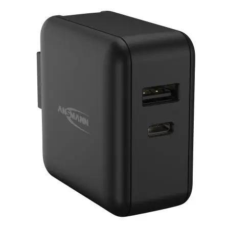 Produktfoto 1 von Ansmann 30 W 2 AC/DC-Adapter USB C, USB EU 3 A, 20V dc, 5 V dc