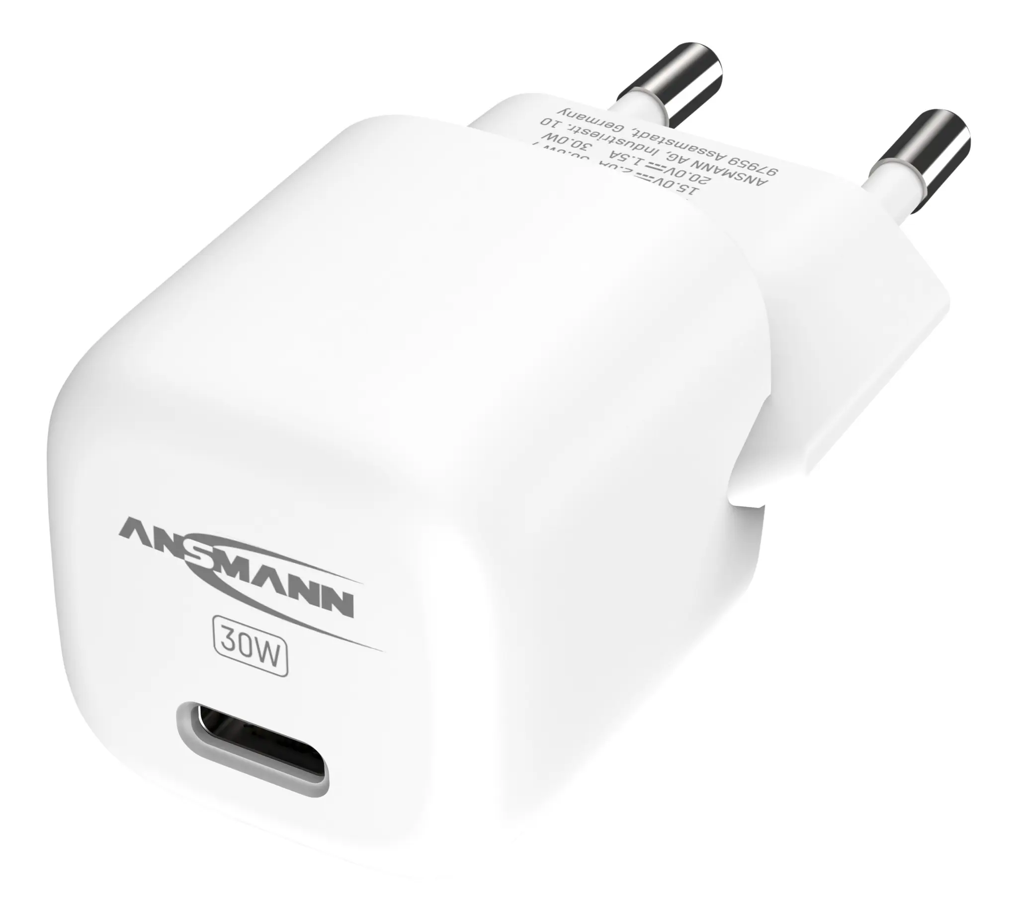 Produktfoto 1 von Ansmann Steckernetzteil 30W, 110 → 240V ac, 5 → 20V dc / 1.5 → 3A