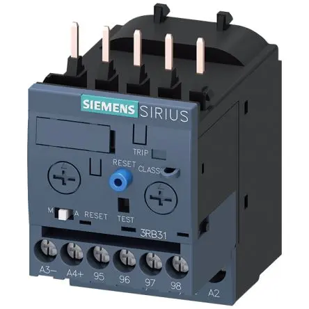 Produktfoto 1 von Siemens 3RB3 Überlastrelais, / 0.4A, 24V / 0.4A 3P, 79 mm x 45mm