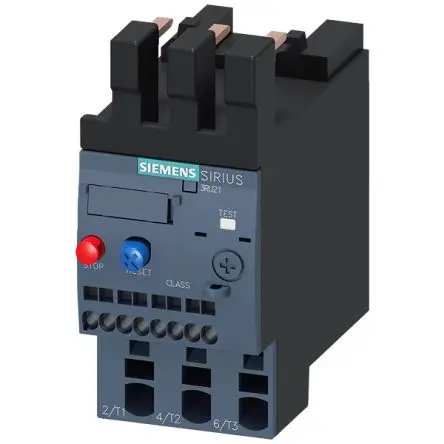 Produktfoto 1 von Siemens SIRIUS Überlastrelais 0.75 kW / 2.5A 3P x 45mm