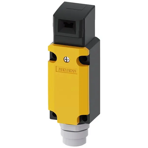 Produktfoto 1 von Siemens 3SE5 Sicherheitsfreigabeschalter, 1 Schließer/2 Öffner, IP65, Metall, 5, T. 37.3 mm, B. 40 mm, L. 136 mm