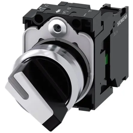 Produktfoto 1 von Siemens SIRIUS ACT 3SU1 Kippschalter 2-Stufen IP66, IP69K, IP67, 1 Schließer Wurfwinkel 45 °