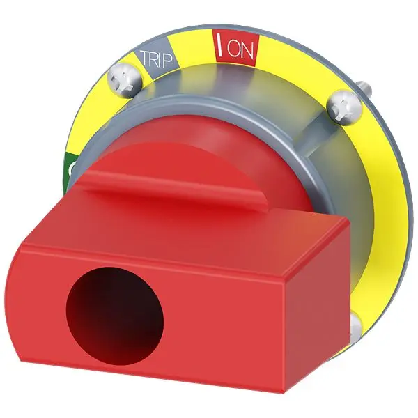 Produktfoto 1 von Siemens 3VA9 Nockenschalter-Griff Rot, H.45 mm