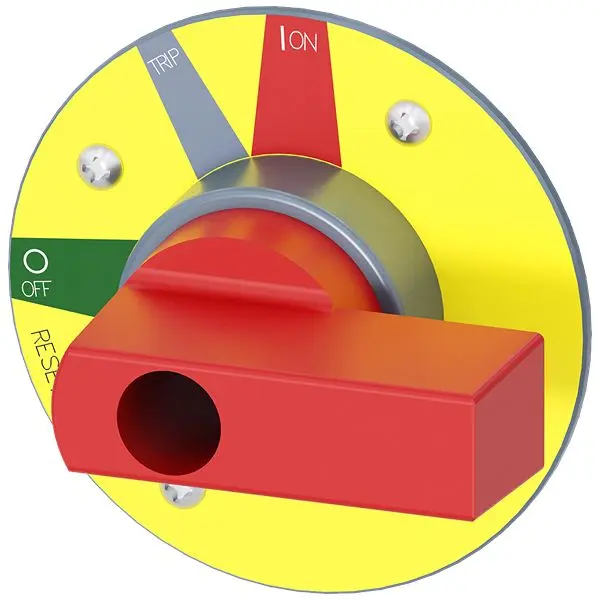 Produktfoto 1 von Siemens 3VA9 Nockenschalter-Griff Rot, H.70 mm