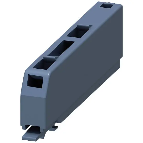 Produktfoto 1 von Siemens 3ZY1122 Anschlussklemmenblock 2-polig Federanschlussklemme 20/12 AWG