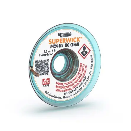 Produktfoto 1 von MG Chemicals 424-NS Entlötlitze No Clean, 1.5 mm x 1.5 mm