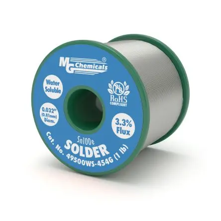 Produktfoto 1 von MG Chemicals Draht Lot 99.5 %Sn 0 %Pb 0.5 %Cu 0 %Ag, Ø 0.81 mm / 454 g