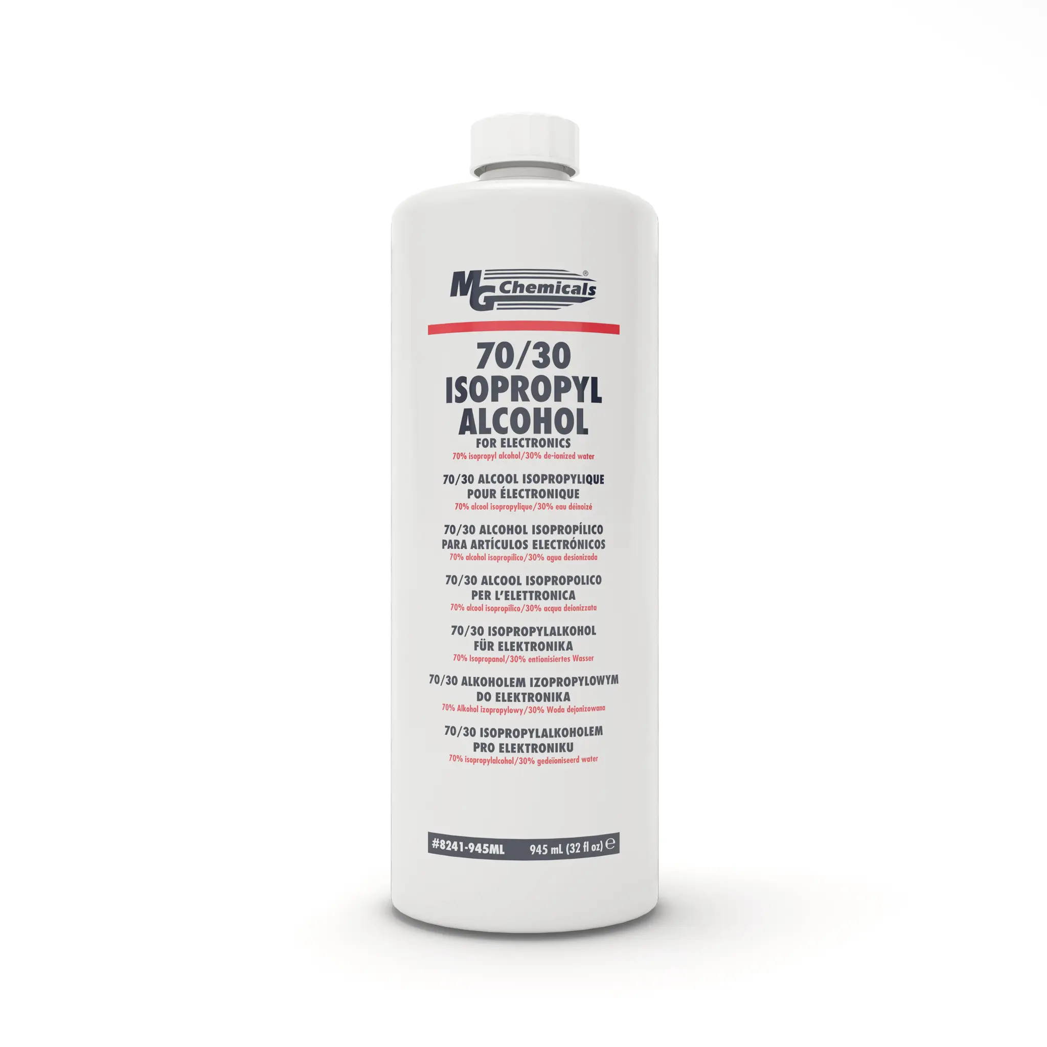 Produktfoto 1 von MG Chemicals, Typ Kontaktreiniger Elektrischer Reiniger für Elektronik Anwendungen, Flasche, 945 ml