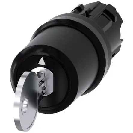 Produktfoto 1 von Siemens Schlüsselschalter Rastend 2-Positionen Flach IP66, IP67, IP69K