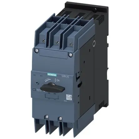 Produktfoto 1 von Siemens 3RV2 SIRIUS Elektronischer Schutzschalter 20V 3, 10A DIN-Hutschiene 65 kA, Typ A L. 176 mm x 70mm