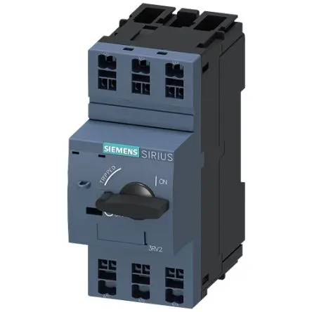 Produktfoto 1 von Siemens 3RV2 SIRIUS Elektronischer Schutzschalter 20V 3, 0.8A DIN-Hutschiene 100 kA, Typ A L. 97 mm x 45mm