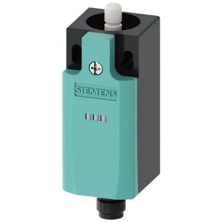 Produktfoto 1 von Siemens 3SE Endschalter, Runder Stößel 1 Schließer/1 Öffner, IP65, Kunststoff 125V 4A