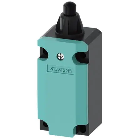 Produktfoto 1 von Siemens 3SE Endschalter, Runder Stößel 1 Schließer/2 Öffner, IP66, IP67, Kunststoff 400V 10A
